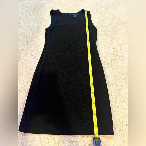 Aqua Textured Little Black Dress Size Small - Picture 4 of 6